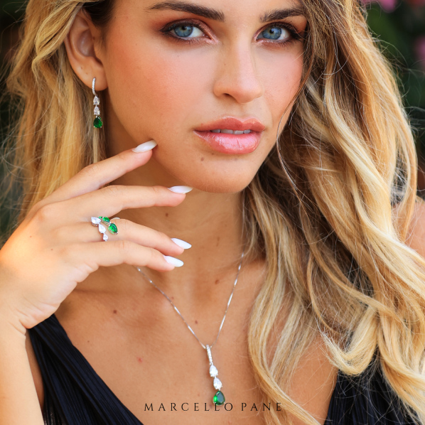 Set Di 2 Anelli Donna In Argento 925 Regolabili: Anello Abbraccio Con Scritta "I Love You For Life" E Zircone A Cuore + Anello Con Perline Rotanti Anti-stress